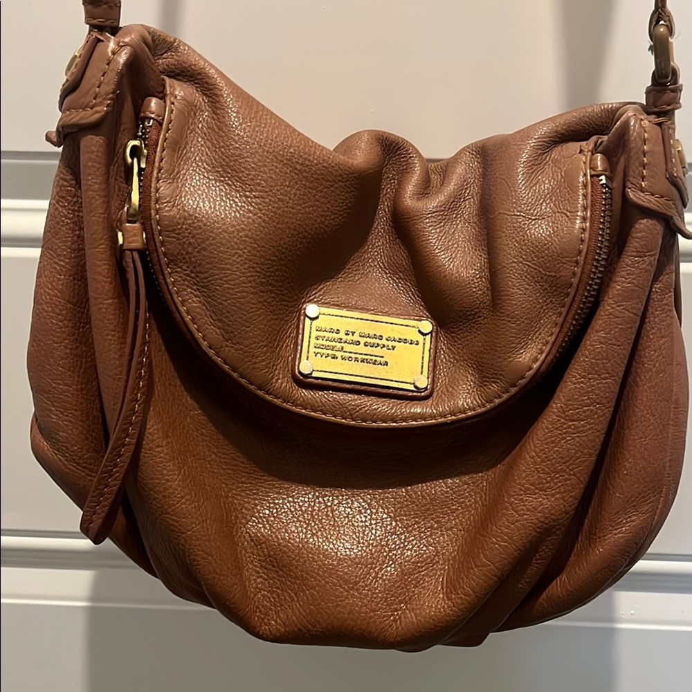 Marc Jacobs Cognac Leather Shoulder Bag